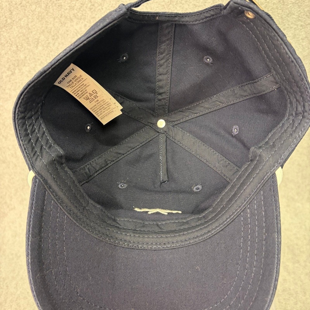 Old Navy NYC Rose Rope Adjustable OS Navy Blue Cotton Baseball Hat - Picture 7 of 9